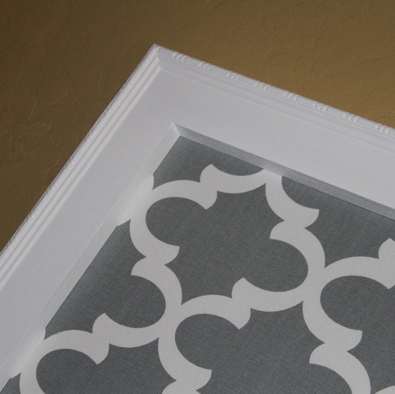 Framed Fabric Board Bulletin Board