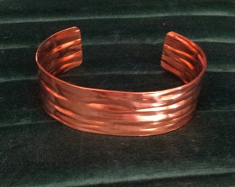 Solid Copper Cuff Bracelet