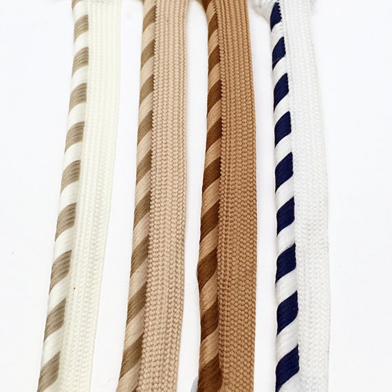 3 Yards 12mm1/2 2 Tones Piping Cord Lip Cord Trim by miBonCrAft