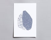 Postcard. Art Postcards. Greeting Cards. Paper Handmade Greeting Card. Screen Print Art.