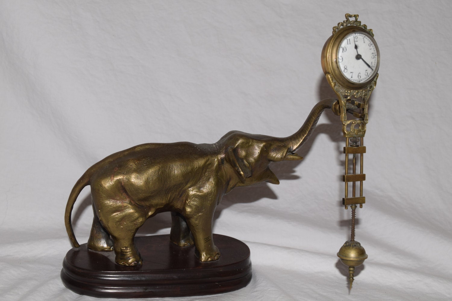 Antique Junghans Mystery Swinger Elephant Clock MUST SEE