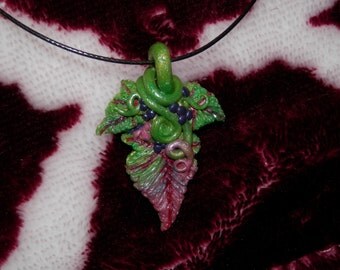 Ploymer Clay Faerie Pendant