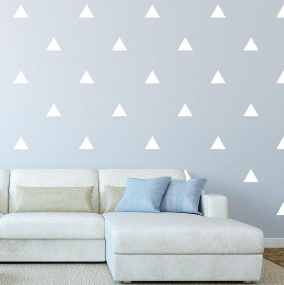 Driehoek decals voor behang woonkamer decor deur stickers Woonkamer dressoir decoratie