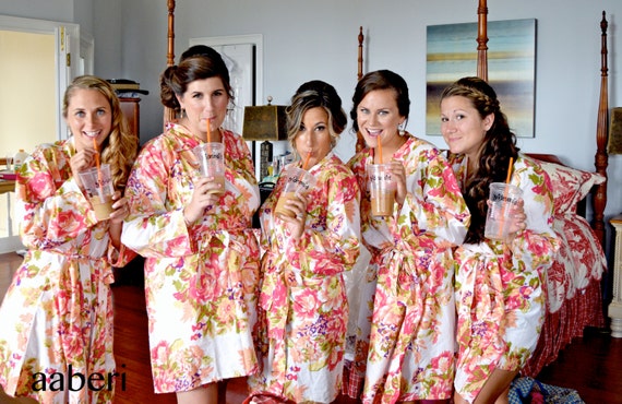 set of 10 bridesmaid robes