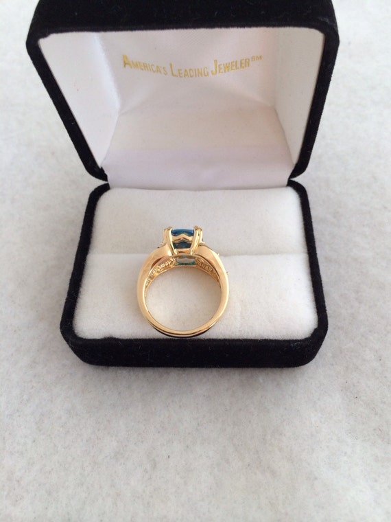 14K Gold Bonded Vermeil Jewelry Set Necklace & Ring