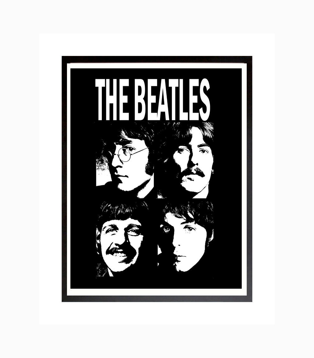 The Beatles Poster The Beatles Print Beatles Printable Art