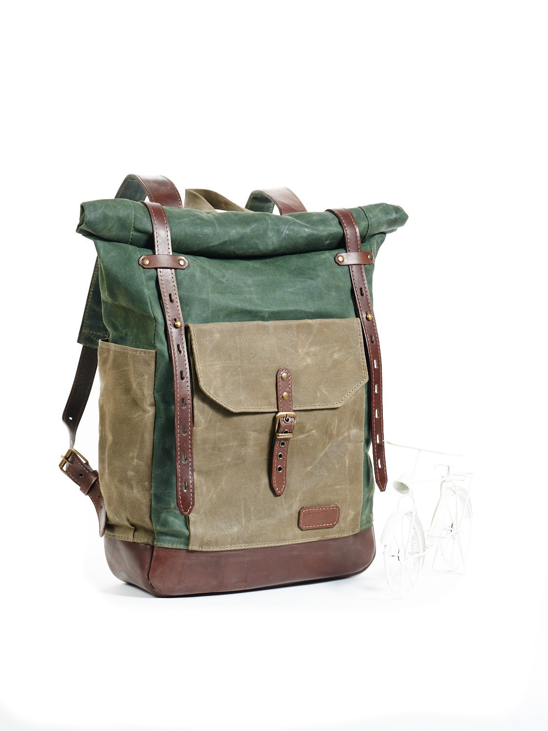 mens waxed canvas backpack
