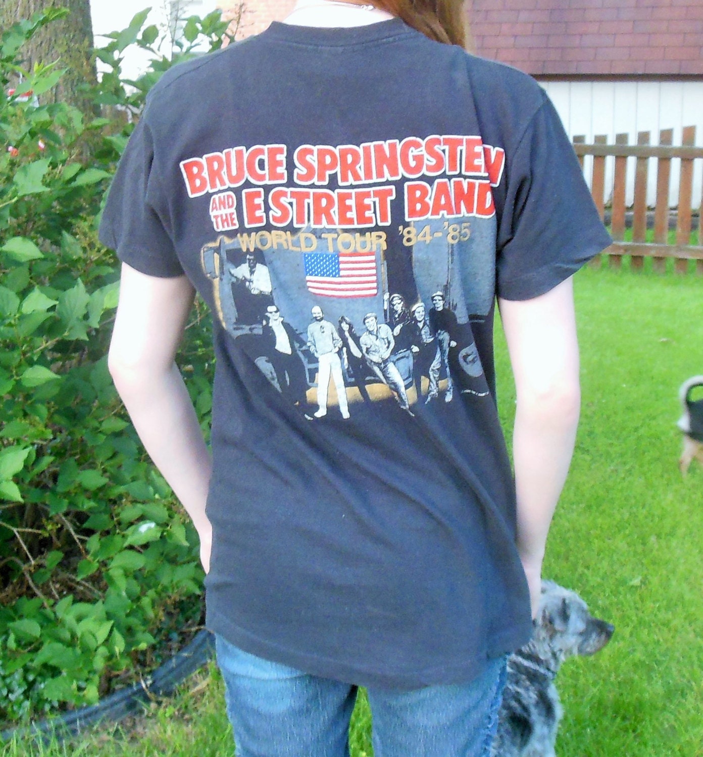 Sale Bruce Springsteen Vintage T-Shirt By Borntolovebruce On Etsy