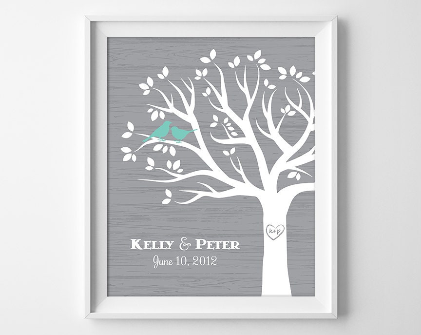 Custom Wedding Print Wedding Gift Art Love by ClaresPrintables