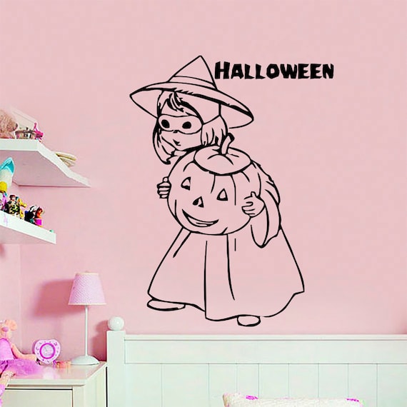 Halloween Wall Decals Decal Vinyl Sticker Pumpkin Nursery Bedroom Home Decor Living Room