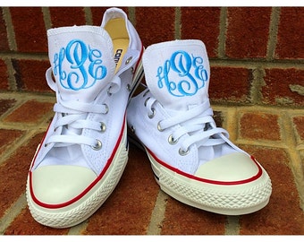 NEW COLORS Trendy Monogrammed Converse All Star® Sneakers