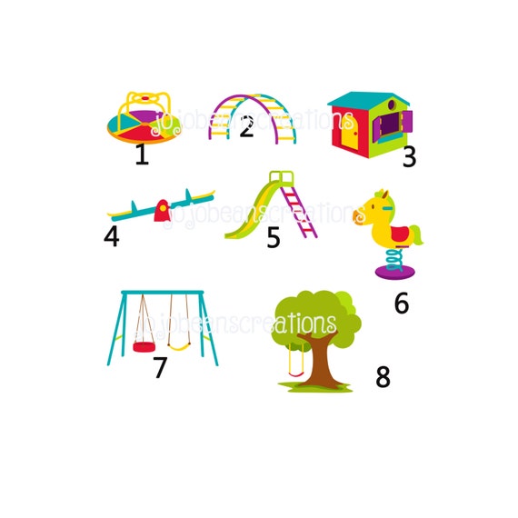 Playground Stickers by JojoBeansGoodies on Etsy