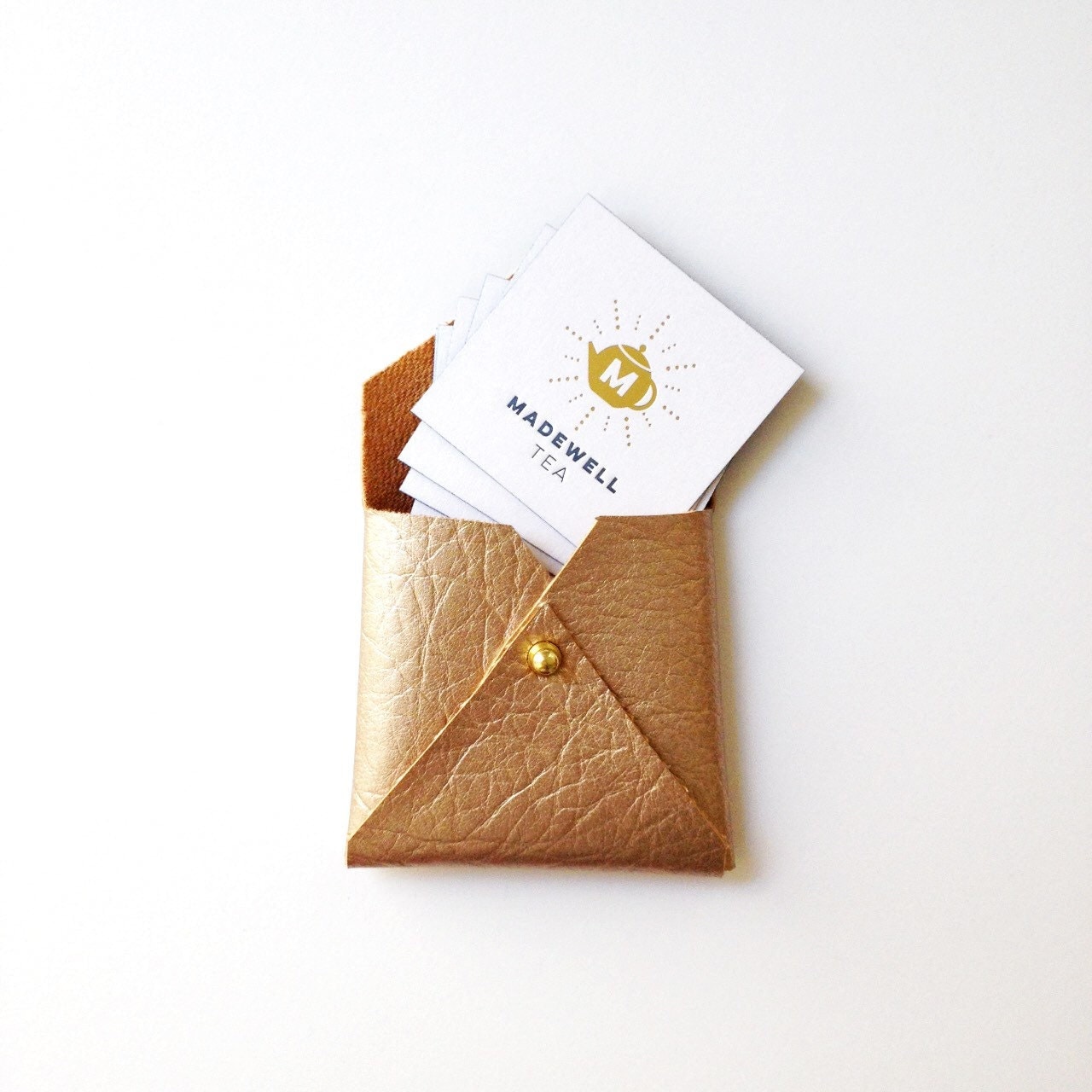 vegan leather square envelope wallet gifts for her square business card case gold - Square Business Card Holder vegan leather square envelope wallet gifts for her square business card case gold - Square Business Card Holder