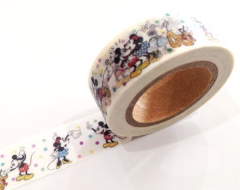 Japanese Washi Tape, Disney Mickey & Minnie Mouse 10 METRES