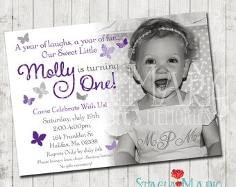 Butterfly Birthday Invitation