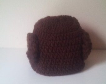 Crochet Leia hat, baby Leia hat, newborn Leia hat, leia hat, starwars hat, princess Leia hat, starwars baby