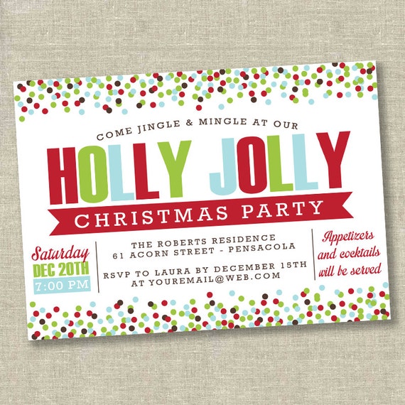 Adult Christmas Party Invitations 7