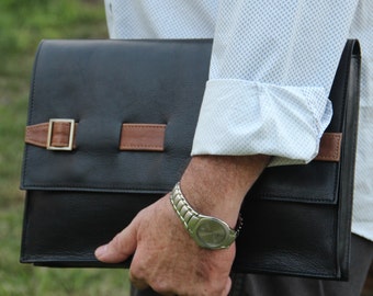 Leather laptop bag men,laptop case men,laptop bag 13,laptop case,black bag,black leather laptop bag,mens leather bag,mens gift,gift for men