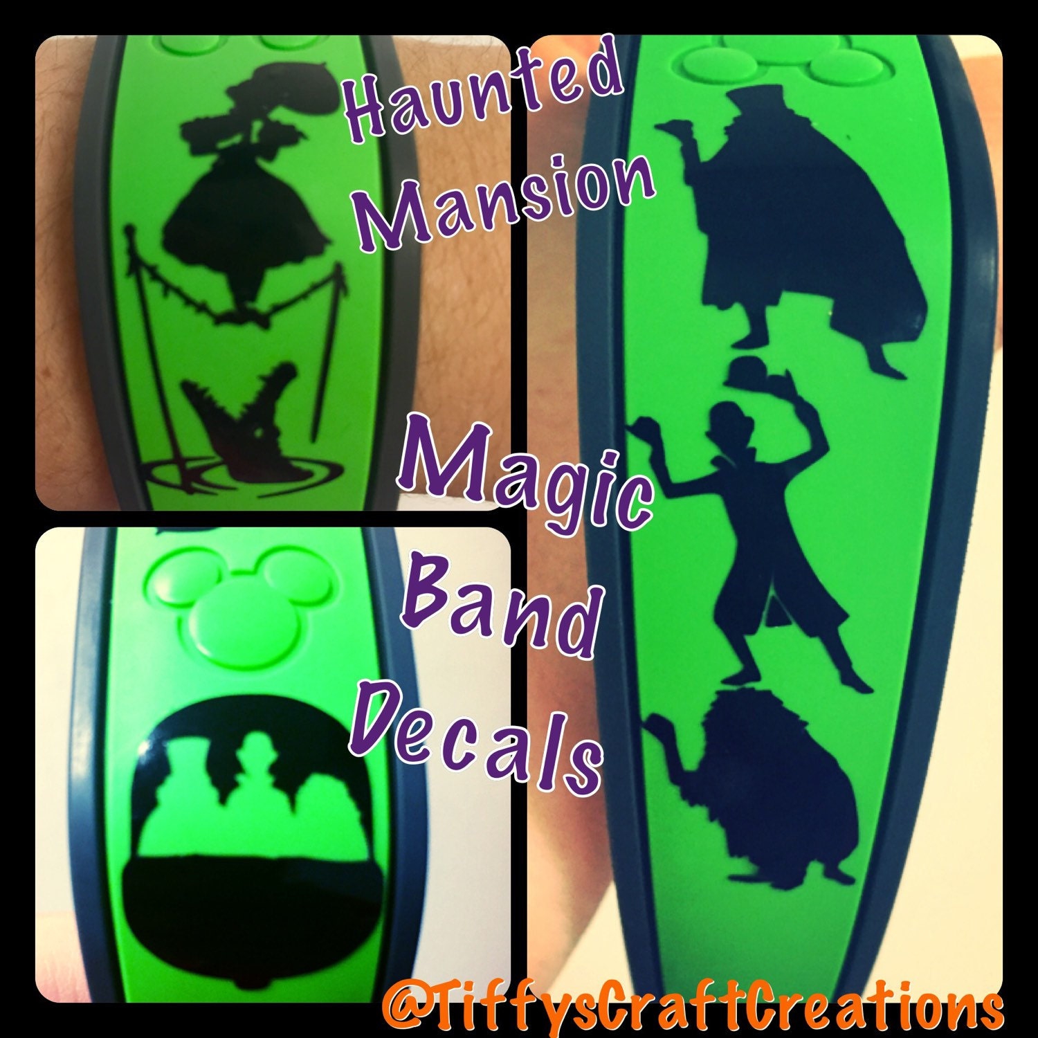 Download Haunted Mansion Magic Band Vinyl Decals FREE shipping