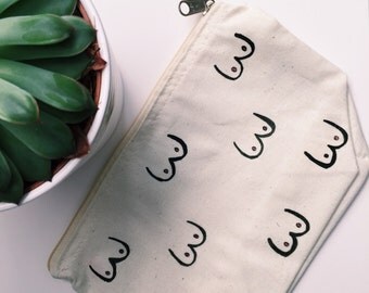 Boobie Print Make Up Bag (Boob Print)