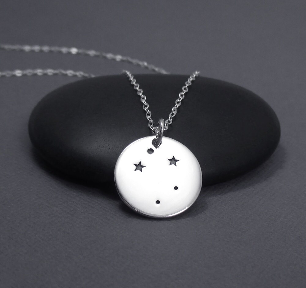 Libra Constellation Necklace Sterling Silver Libra