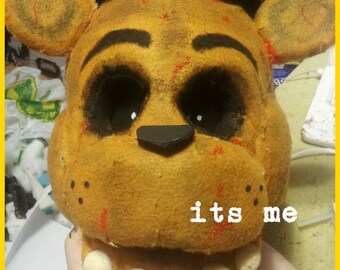 golden freddy / fredbear cosplay head FNAF