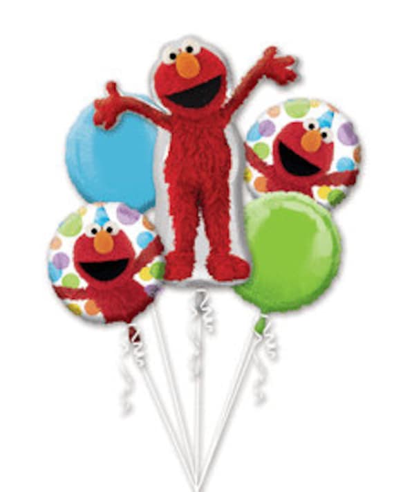 Elmo Balloons by on Etsy