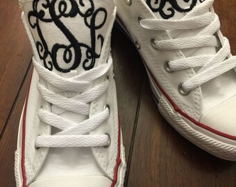 Monogrammed Converse Chuck Taylors - LOW TOP