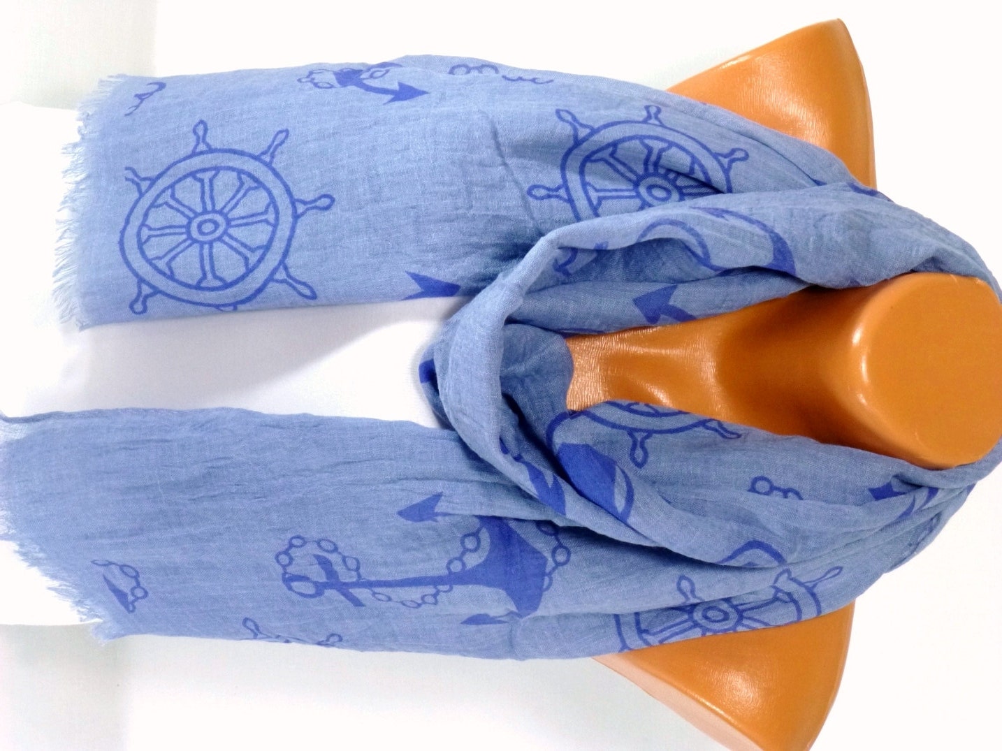 Scarf Shawl Anchor Scarf Anchor Printed Scarf Womens