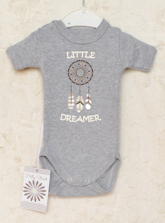 Dream Catcher Baby Onesie. Gender Neutral Baby by HillyStreet