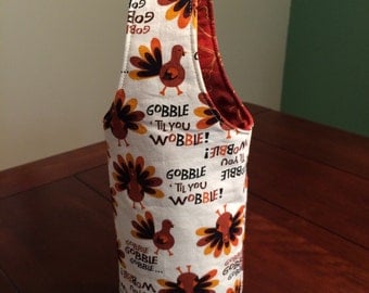 thanksgiving wine gift bags