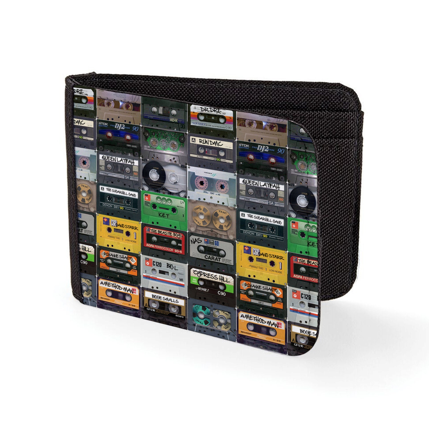 Tapes Graphic Wallet Cassette Hip Hop 90s Music RnB Rap Retro