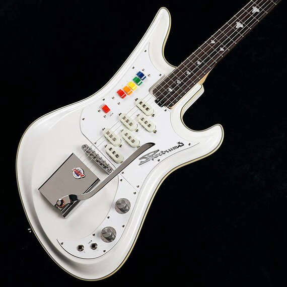 Teisco Spectrum 5 Pearl White 90's RI Electric by BeardedBanana