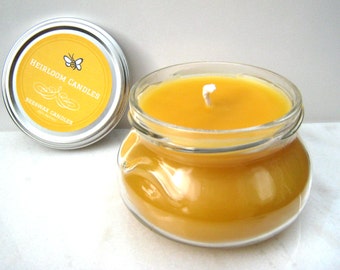 100% Natural Beeswax Candle - Air Purifier - Housewarming Gift - Home Decor Gift - Scented Beeswax Candle - Unscented Beeswax Candle