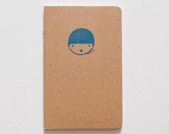 Illustrated notebook for traveling