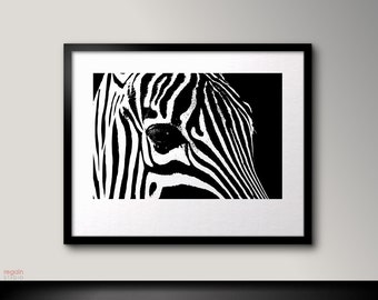 Zebra Wall Decor zebra wall decor | etsy Zebra Wall Decor zebra wall decor | etsy