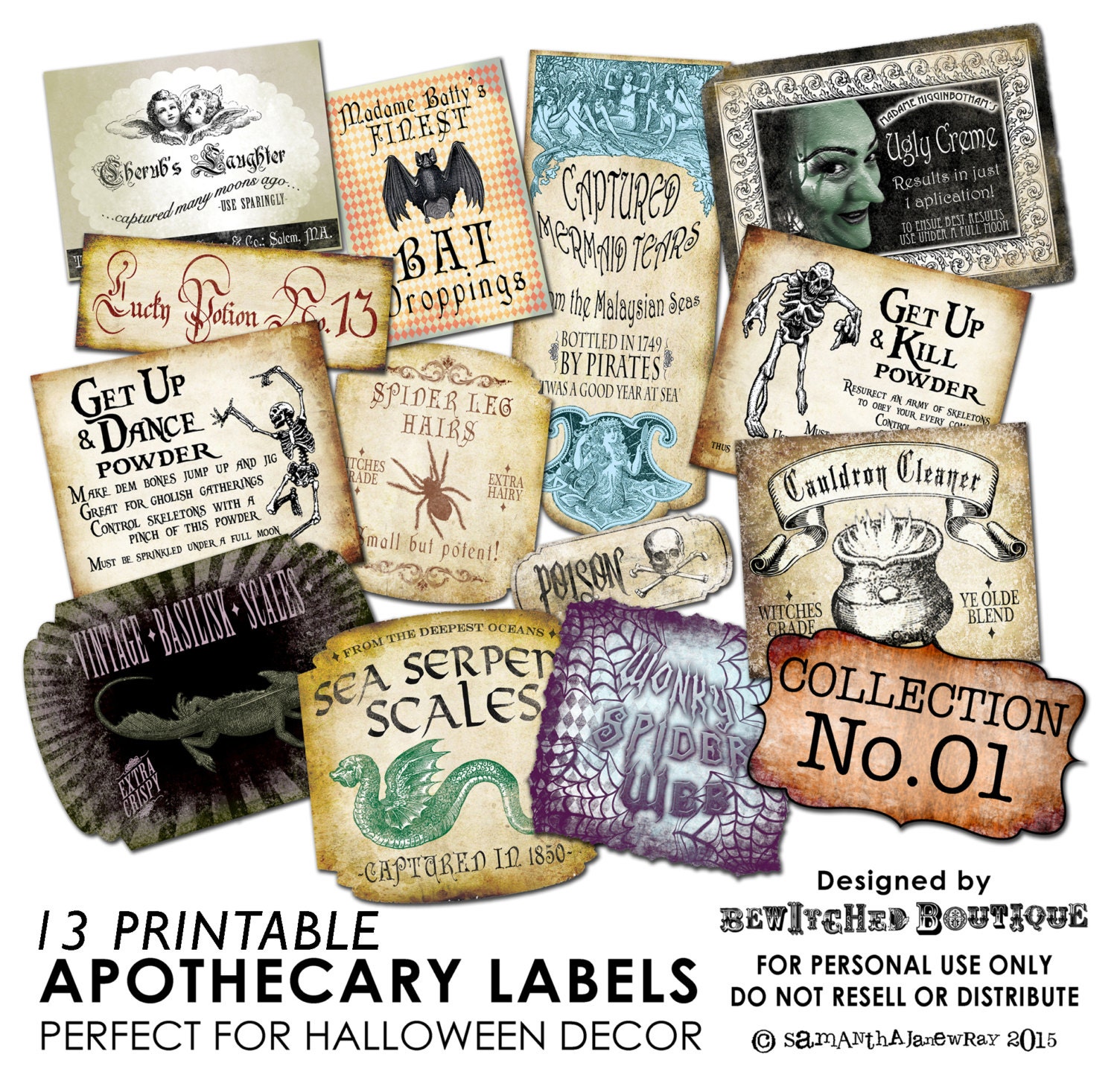 blank apothecary labels printable bottle jar labels add text etsy ...