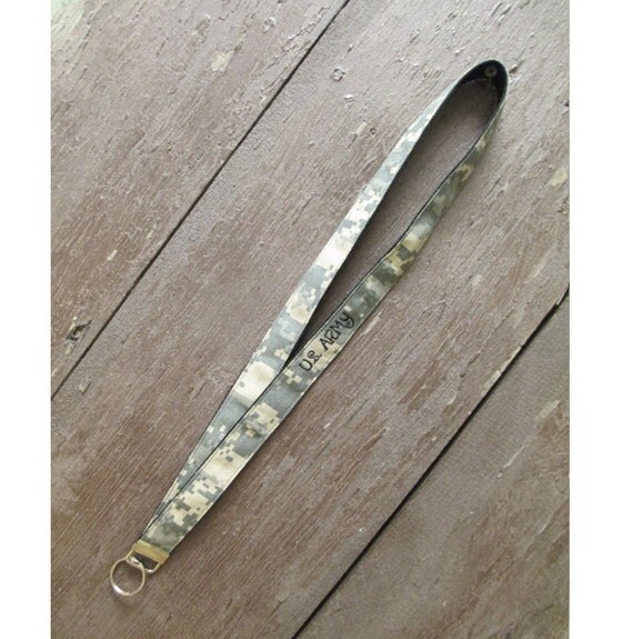 Army lanyard / U.S. Army Badge Holder / U.S. by MilitaryApparelCo