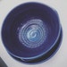 Garlic Puree Making Dish in Indigo Purple Stoneware
