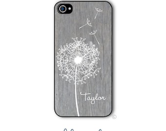 Dandelion Wood Phone Case Monogram iPhone 6 Case iPhone 6s Case Samsung Galaxy S5 S6 Case iPhone 5 Case iPhone 6 Plus iPhone 5c Style 213