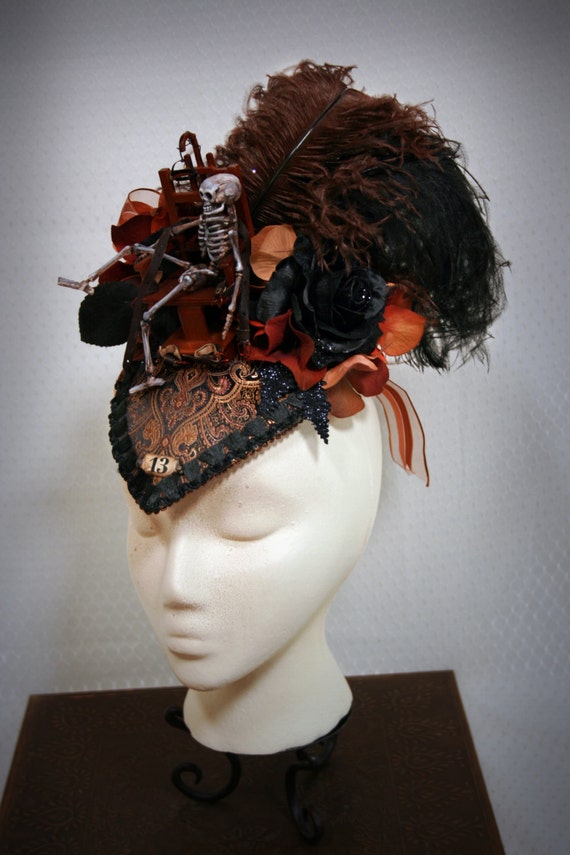 Ladies Victorian gothic/ macabre- Electric Chair Hat: Little Sparky by TheSistersBrimm steampunk buy now online