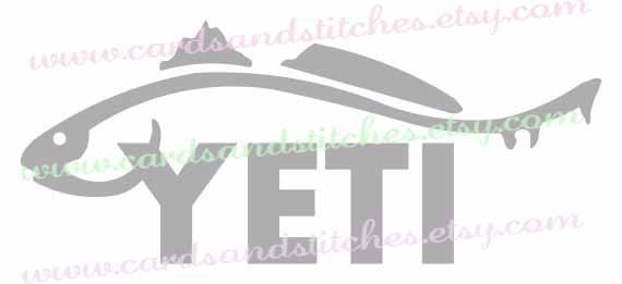 Download Yeti Fish SVG Digital Cutting File Yeti Cup SVG Instant