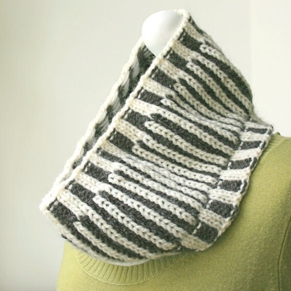 Cowl Knitting Pattern Fishermans Rib Cowl PDF