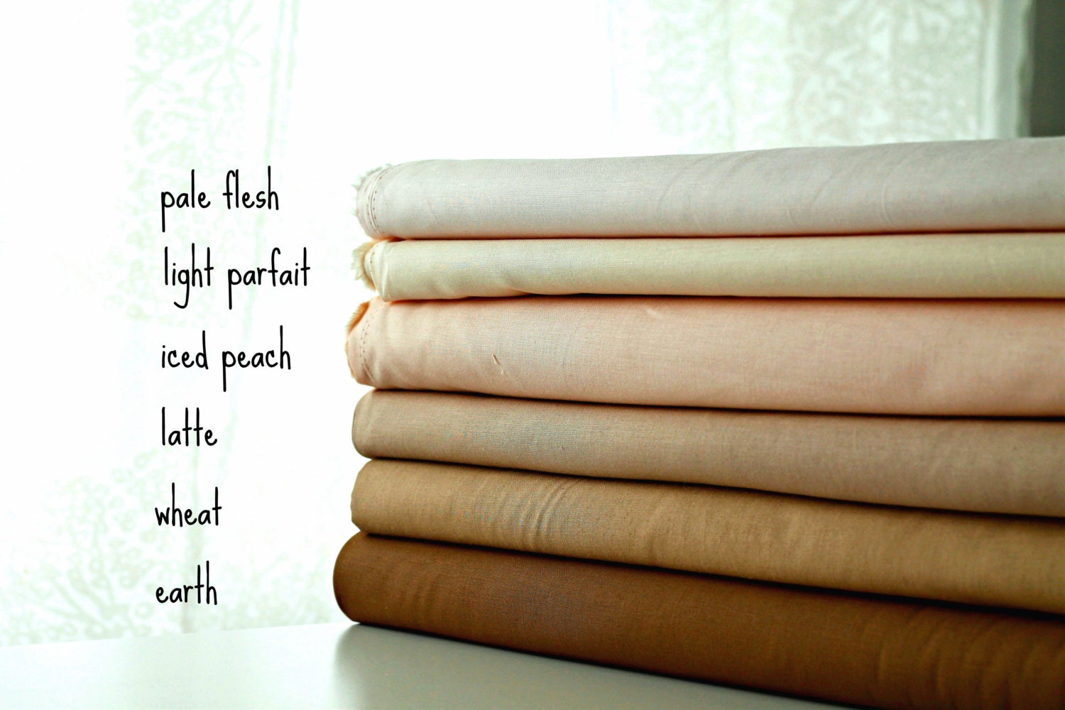 Doll skin fabric, skin tone 100 cotton, Kona bundle, by Robert Kaufman fabric by the metre and