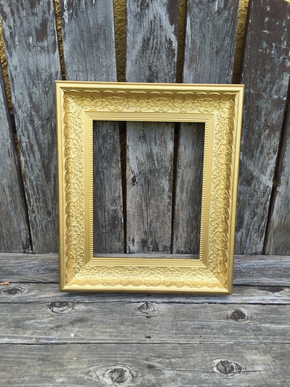 Items similar to Gold 8x10 Frame, Ornate Picture Frame, 8x10, GOLD