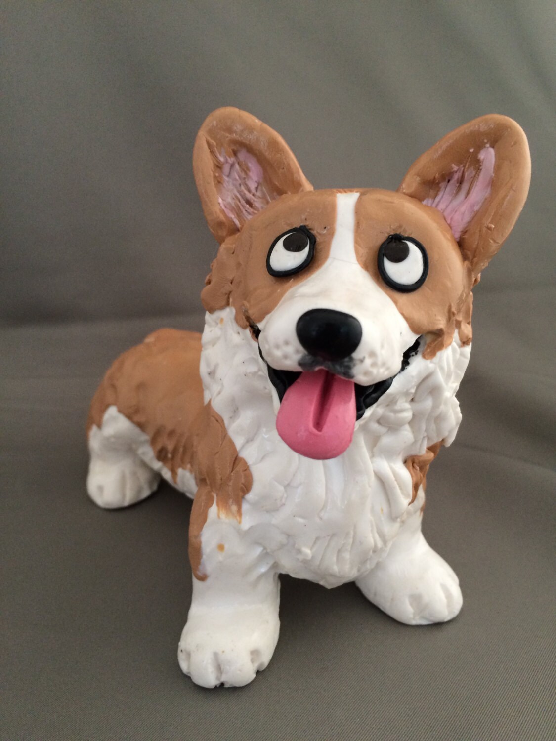 welsh corgi statues