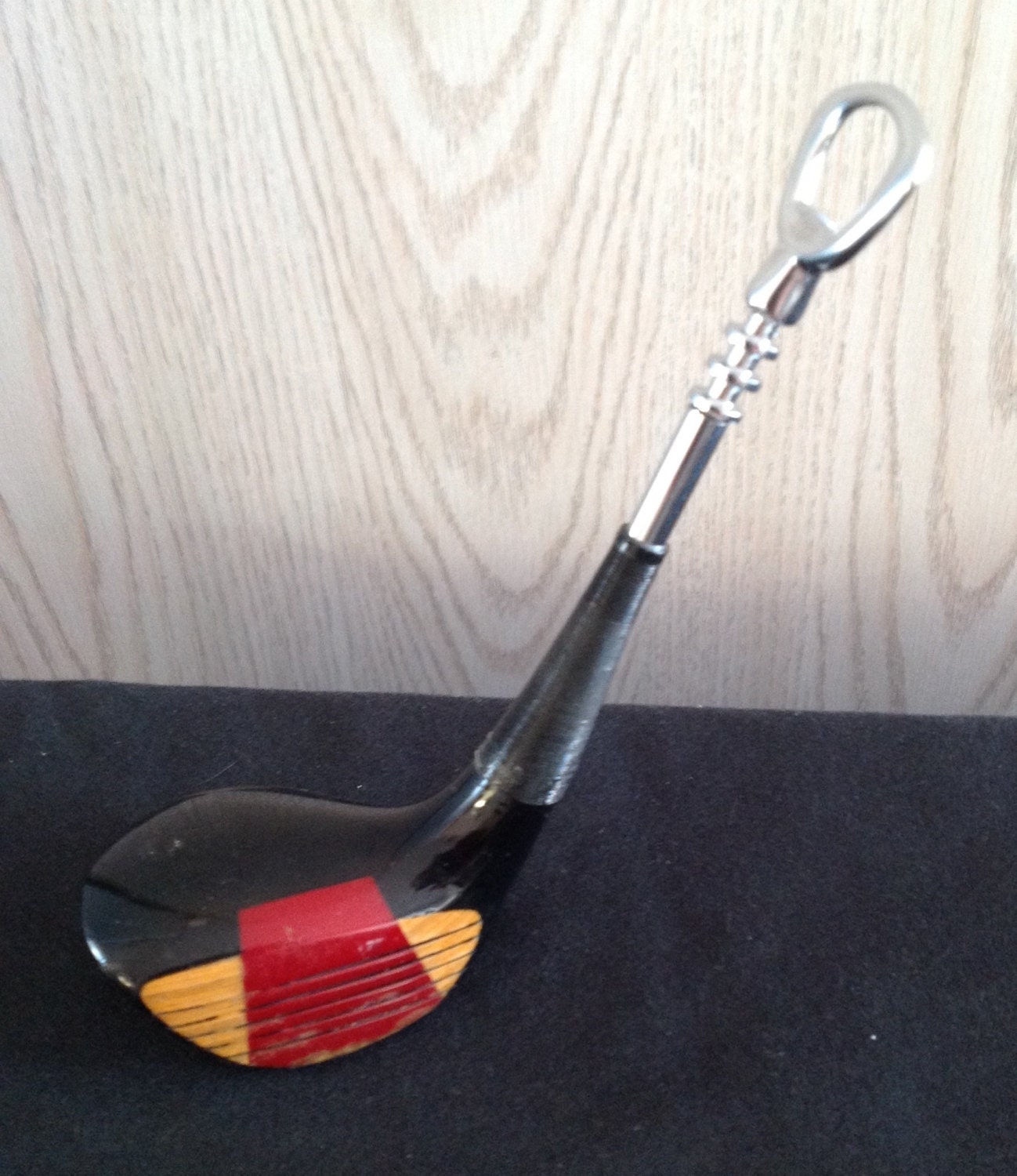 Wilson 5 wood Golf club bottle opener w/premium CHROME OPENER