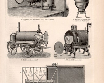 Vintage machinery | Etsy