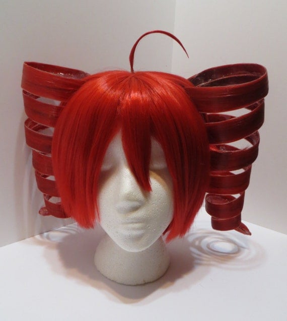 NEW Kasane Teto UTAU Drill Curl Wig by CraftsandCosplay on Etsy