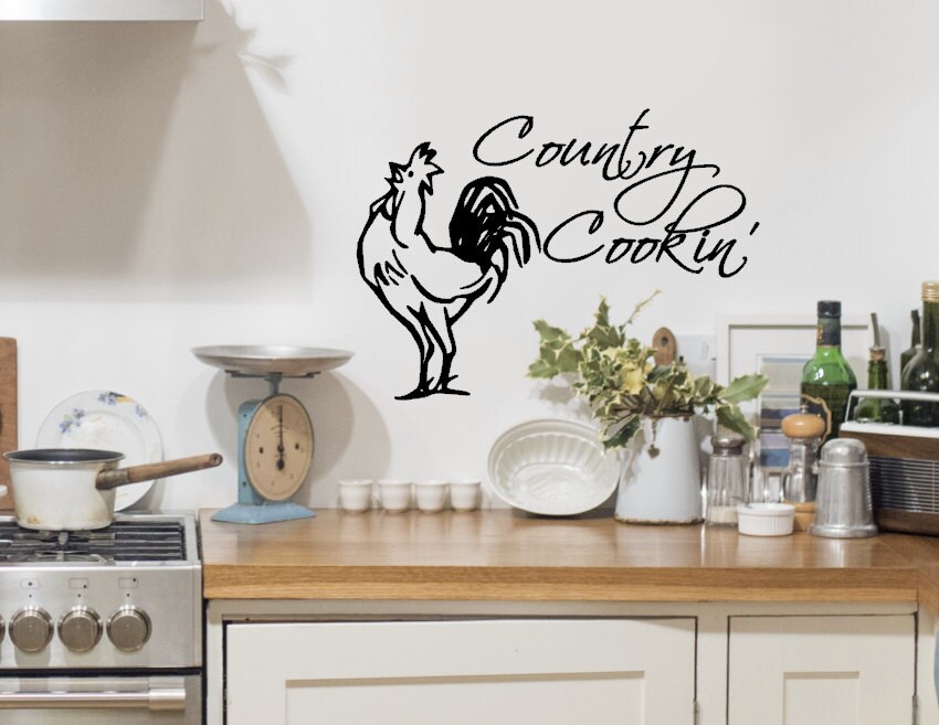 country themed kitchen wall decals